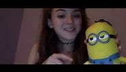 this girl really hates minions