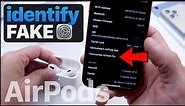 How to identify FAKE AirPods