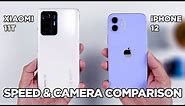 Xiaomi 11T vs iPhone 12 SPEED TEST & CAMERA Comparison | Zeibiz