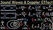 Sound Waves, Intensity level, Decibels, Beat Frequency, Doppler Effect, Open Organ Pipe - Physics