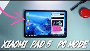 GENIUS! Xiaomi Pad 5: How to transform tablet To PC With Just ONE CLICK! (PC Launcher)