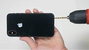 iPhone X Headphone Jack Mod with Drill Machine!