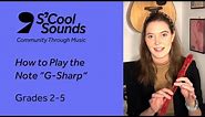 How To Play The Note "G-Sharp"