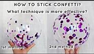 2 Methods on How to Stick Confetti Inside the Bobo Balloon