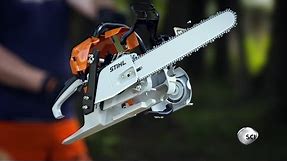 Here's how a chainsaw works