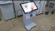 Product Demo: Interactive Kiosk with 32" Capacitive Touch Screen (RAL 7035 Color)