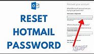 How to Reset Hotmail Password | How to Recover Hotmail Account (2021)