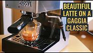 Gaggia Classic Espresso Machine & How To Make A Beautiful Latte
