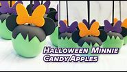 How To Make Halloween Minnie Mouse Candy Apple