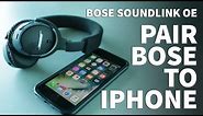 How to Pair Bose Soundlink OE Bluetooth Headphones to iPhone – Bose Over Ear Headphones