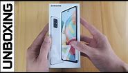 Samsung A71 Prism crush silver color Unboxing