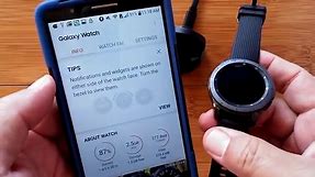 Samsung Galaxy Watch (Gear S4) 42mm Women's Tizen OS Smartwatch: First Look