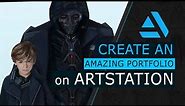 Create Your Amazing Portfolio (Artstation) 2022