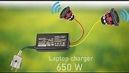 DIY Powerful Ultra Bass Amplifier Laptop Charger , No IC , Simple Circuit
