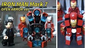 Lego Iron Man Mark 7 open armor ver for stop motion