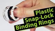 Plastic Snap Lock Binding Rings Overview | Binding101