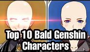 Top 10 Bald Genshin Characters | Genshin Impact