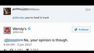 Hilarious Wendy's Twitter Roasts!