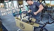 HOW TO UNBOX AND ASSEMBLE A COMPLETE BMX BIKE!
