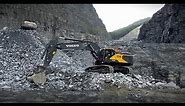 The Volvo EC550E crawler excavator: true 50-ton machine