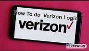 How To Do Verizon Login | Verizon Signup 2020