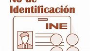 Número de Identificación de la credencial para votar INE