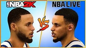 STEPH CURRY NBA 2K vs NBA LIVE [2010 - 2019]