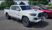 2022 Toyota Tacoma TRD Sport in Wind Chill Pearl White