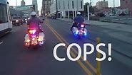 MOTORCYCLE COPS Chase Motorcycles! POLICE CHASE