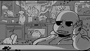 Buying clothes at the Soup Store (Undertale)
