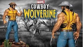 COWBOY WOLVERINE - Custom Logan Statue Review - Marc Silvestri NEW X-MEN #151 Cover