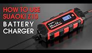 HOW TO USE SUAOKI Z10 Car Battery Charger