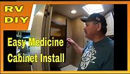 Easy DIY RV Medicine Cabinet Install | Complete How To