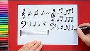 How to draw Musical Notes