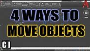 AutoCAD How to Move Objects - 4 Quick Tips to Save Time | 2 Minute Tuesday