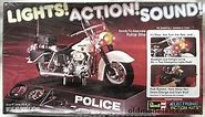 Revell's " Lights Action Sound" Police Harley Model Kit