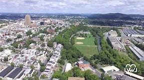 Allentown, Pennsylvania from the Sky in the Summer