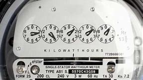 Reading Your Electric Meter