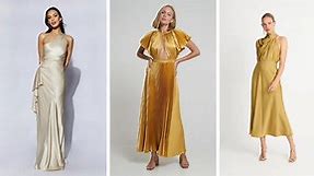 Find the perfect gold bridesmaid dresses for your golden girls
