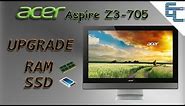ACER ASPIRE Z3-705 * Come espandere la Ram e sostituire SSD