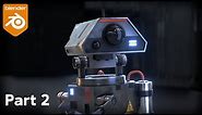 Sci-Fi Worker Robot-Part 2 (Blender Tutorial)