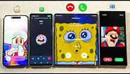 WhatsApp, Twinme + Incoming Calls iPhone 14 Pro + Sony Xperia 10V + Z Fold 5 + S24 Ultra