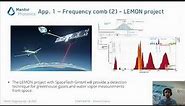 MENHIR PHOTONICS - Microwave photonics with space compatible laser sources PHOTONICS+ 2021