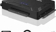 EYOOLD USB 3.0 to SATA/IDE Adapter, External Hard Drive Reader Ultra Recovery Converter Compatible with 2.5/3.5in HDD/SSD DVD Optical Drives Data Transfer