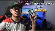 How to Print Text Messages from iPhone for Court & Other Documentation Purposes (3 Ways)