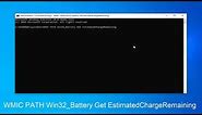 How to Check Battery Level Using Command Line in Windows 10 [Tutorial]
