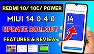 REDMI 10/ 10C/ 10 POWER MIUI 14.0.4.0 UPDATE FEATURES & REVIEW || REDMI 10C MIUI 14.0.4.0 UPDATE ||