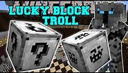 Minecraft: TROLL LUCKY BLOCK (ILLUMINATI, GIANT TROLL FACES, & INSANE WEAPONS!) Mod Showcase