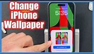 How To Change Wallpaper On iPhone 14 Pro Max - iPhone Beginners Guide