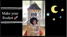 Make your own Rocket Ship with Cardboard!